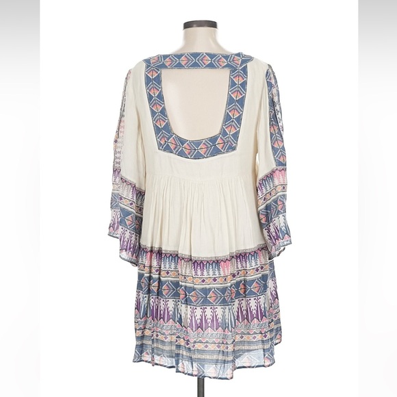 NWOT: Free People Terra Nova Boho Embroidered Relaxed Fit Dress• Small - Picture 5 of 13
